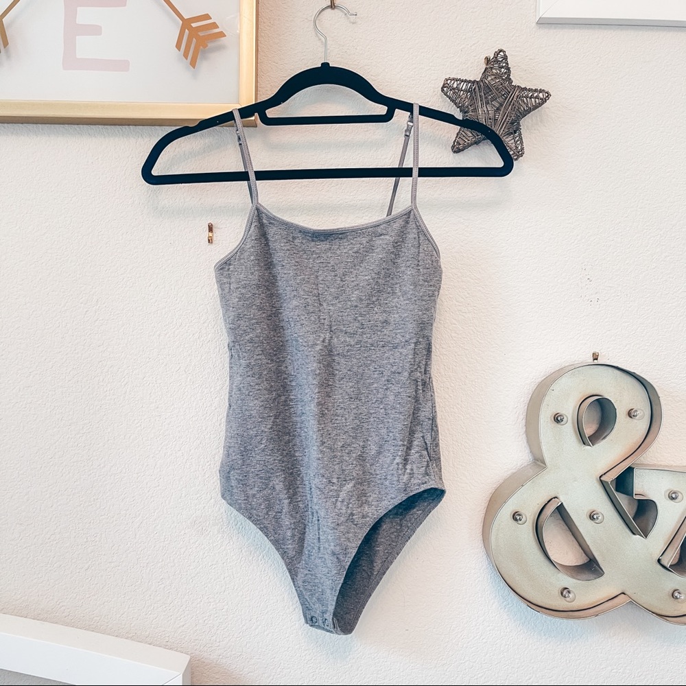Brand new grey cami bodysuit